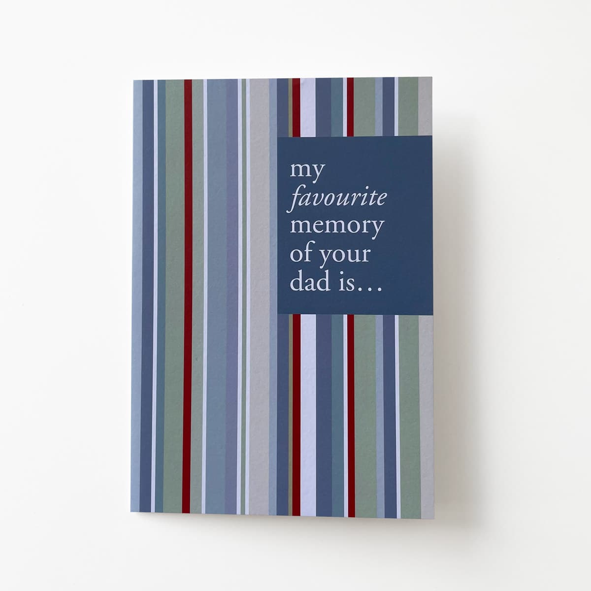My Favourite Memory Of Your Dad Is Sympathy Card Wathalls